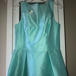 Alfred Sung turquoise dress